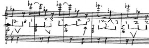 For Bunita Marcus: score with my markings