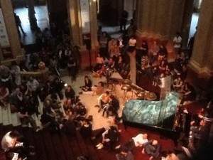 Scene from the Cage concert at the Teatro Colón