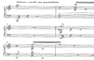 Feldman: Piano Piece 1956B