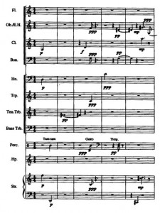 Concerto for prepared piano, opening