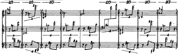 Excerpt of Triadic Memories in manuscript